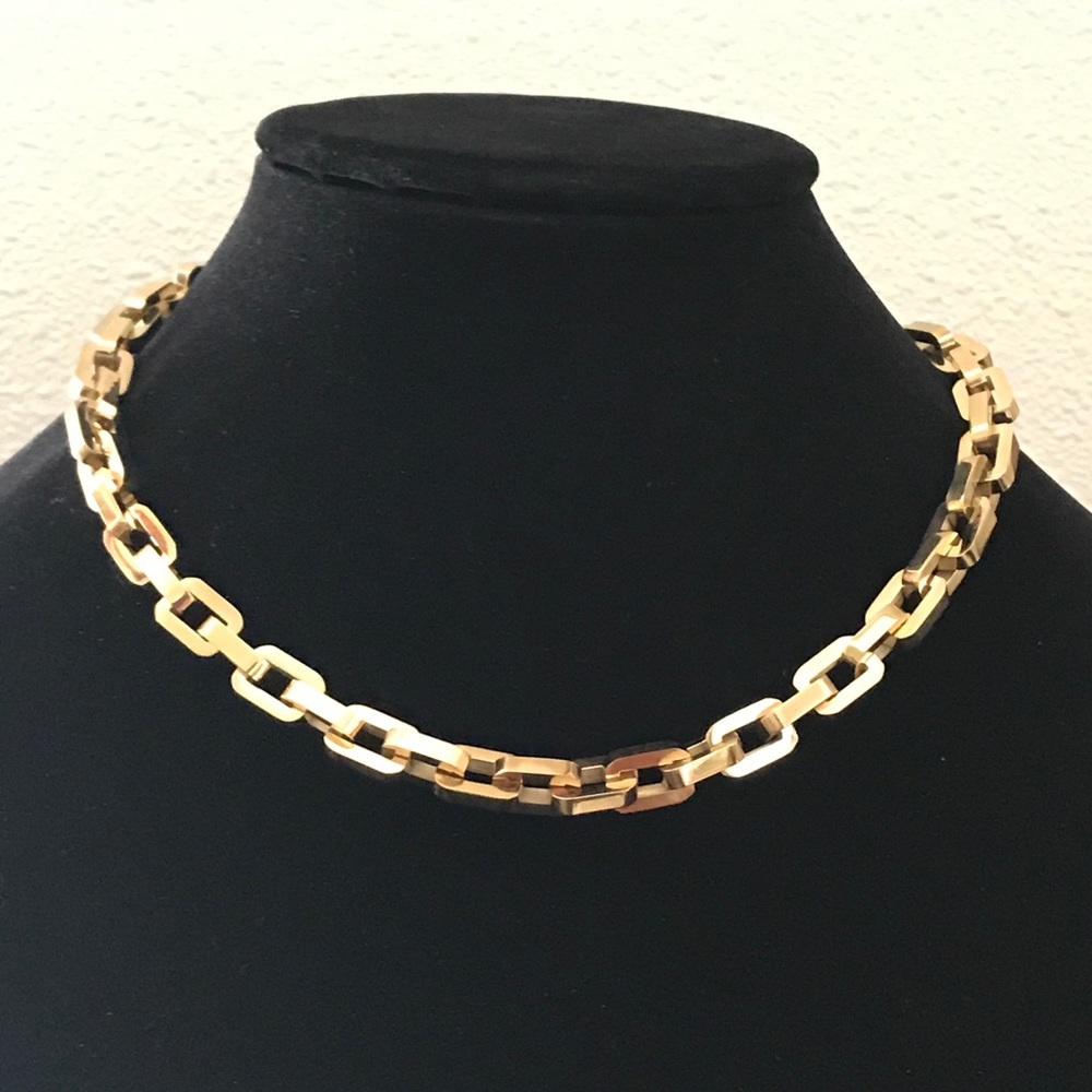 NEW Eddie Borgo Chain Chunky 12K Good Vermeil - Picture 12 of 16